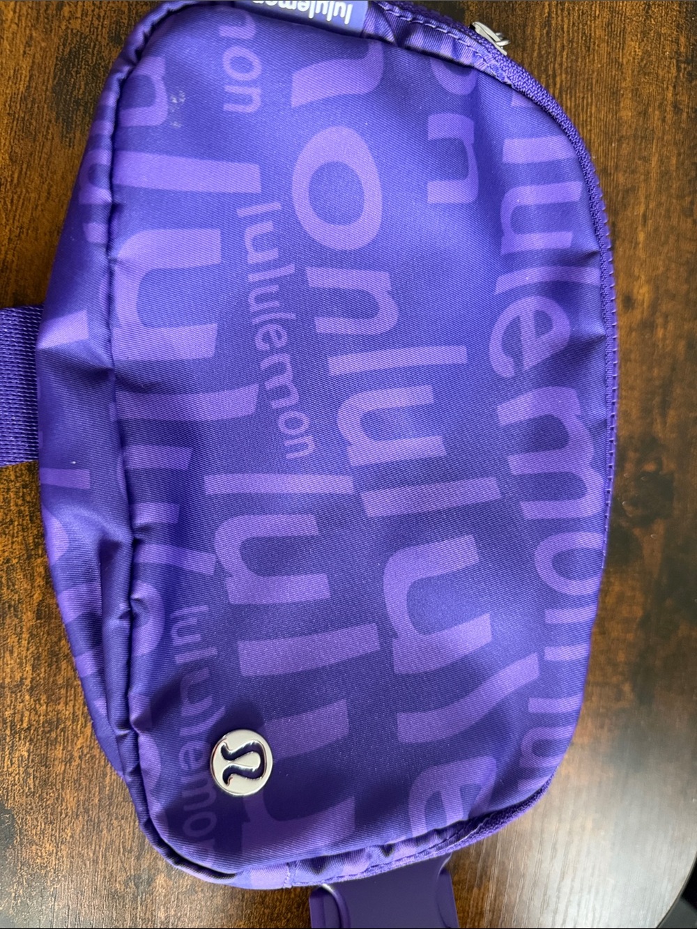 lululemon purple logo belt pack